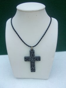 Pendant cross Amazing Grace ..size 3 inches x 4 inches..